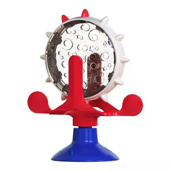 Leak Treat Wheel Interactive Toy for Cats and Dogs